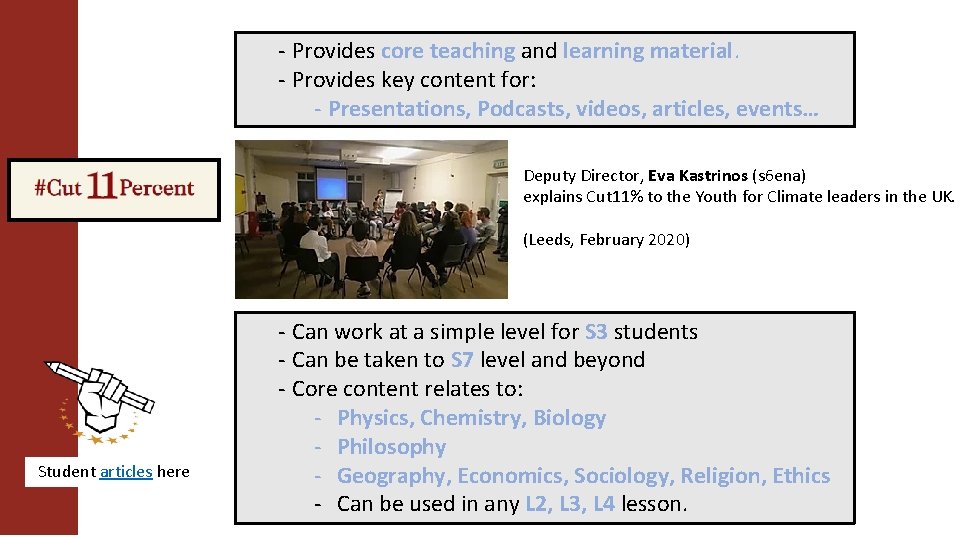 - Provides core teaching and learning material. - Provides key content for: - Presentations, - Provides core teaching and learning material. - Provides key content for: - Presentations,
