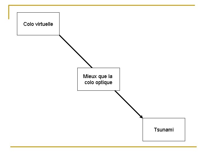 Colo virtuelle Mieux que la colo optique Tsunami 