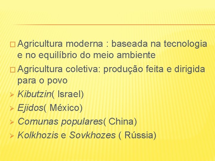 � Agricultura moderna : baseada na tecnologia e no equilíbrio do meio ambiente �