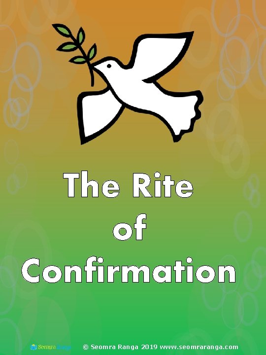 The Rite of Confirmation © Seomra Ranga 2019 www. seomraranga. com 