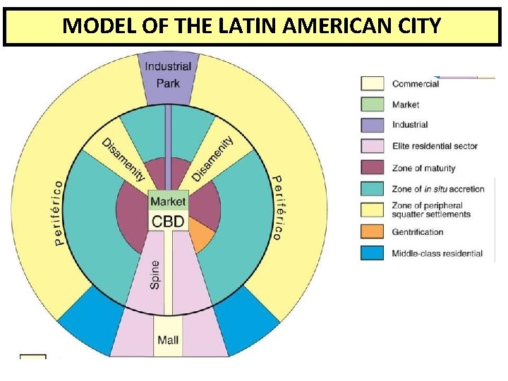 MODEL OF THE LATIN AMERICAN CITY 