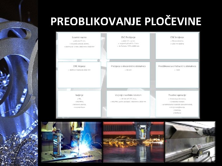 PREOBLIKOVANJE PLOČEVINE 9 