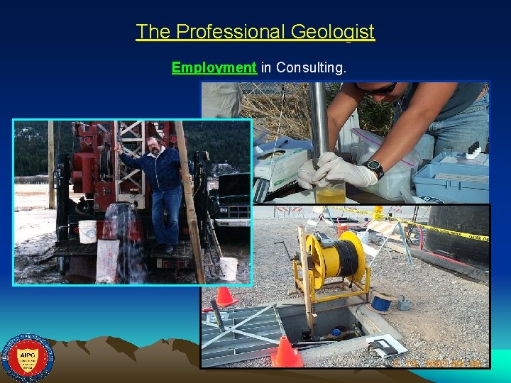 The Professional Geologist Employment in Consulting. Federal Mapping Projects 