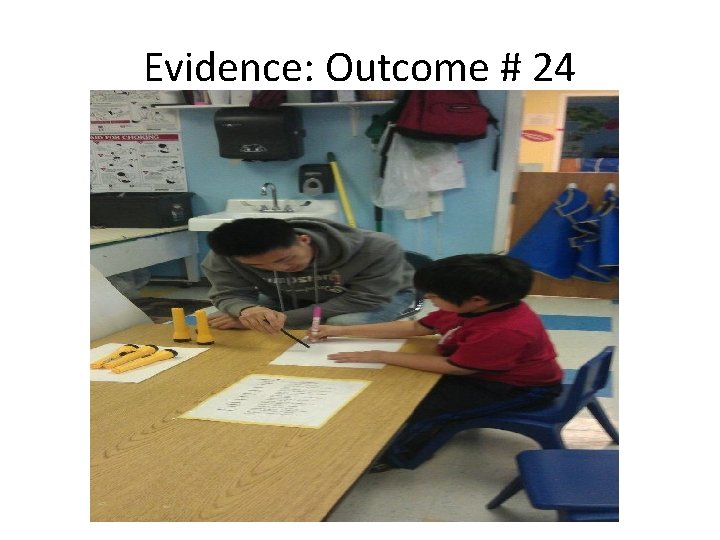 Evidence: Outcome # 24 