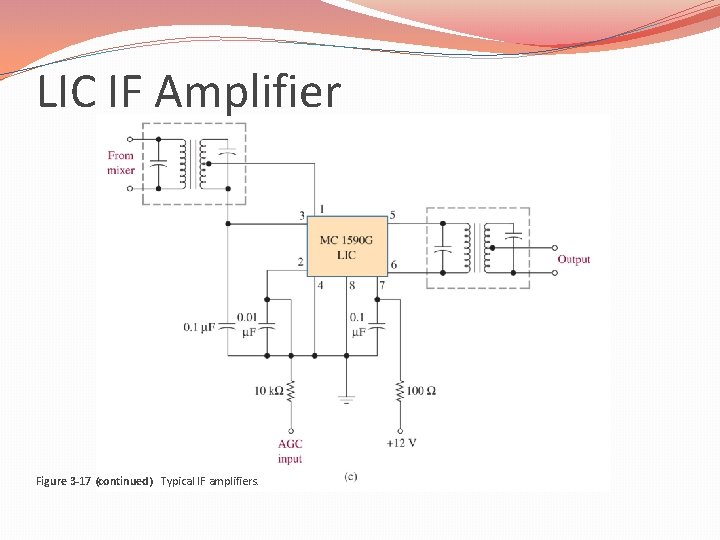 LIC IF Amplifier Figure 3 -17 (continued) Typical IF amplifiers. 