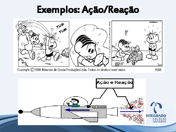 Exemplos: Ação/Reação 