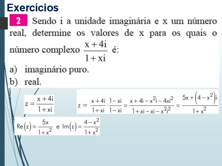 Exercícios Exercícios