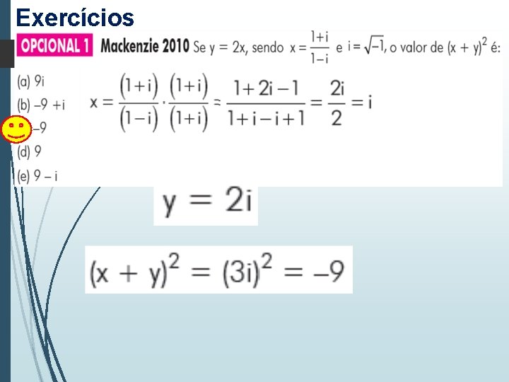 Exercícios Exercícios