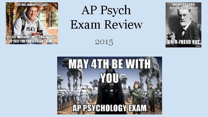 AP Psych Exam Review 2015 