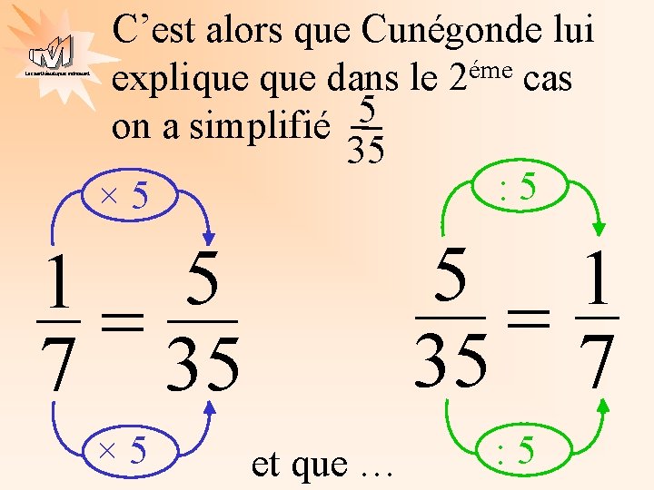 Les mathématiques autrement C’est alors que Cunégonde lui explique dans le 2éme cas 5