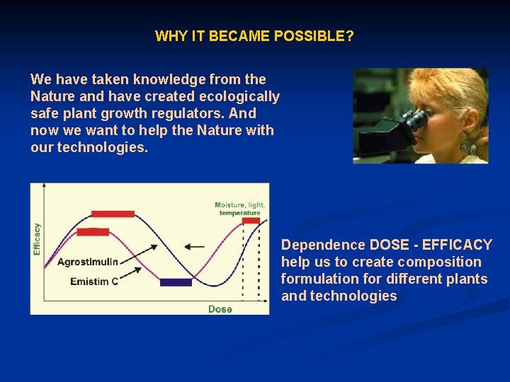 WHY IT BECAME POSSIBLE? We have taken knowledge from the Nature and have created