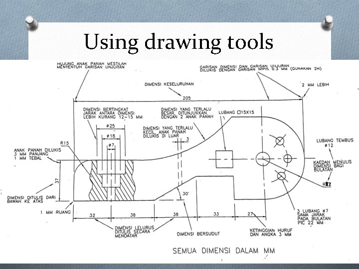 Using drawing tools 