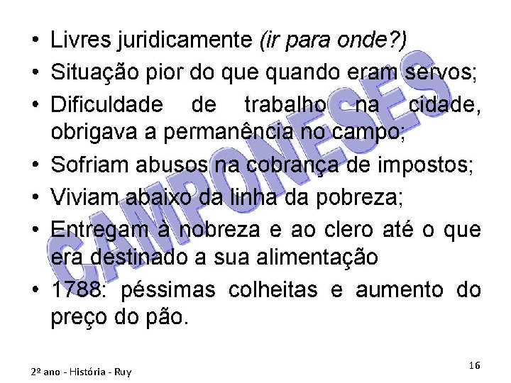 2º ano - História - Ruy 16 