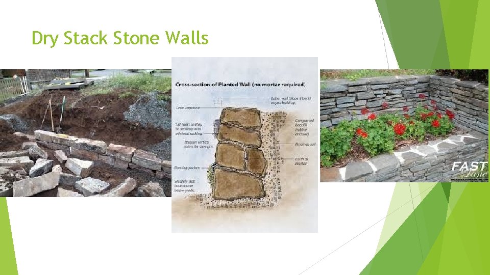 Dry Stack Stone Walls 