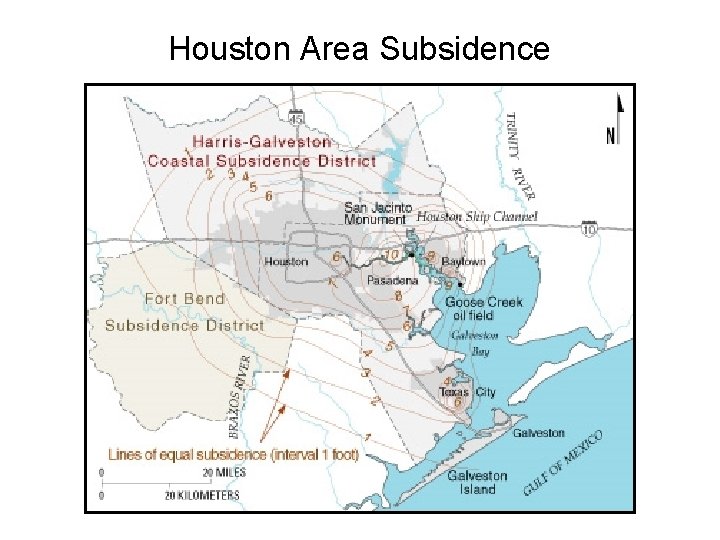 Houston Area Subsidence 