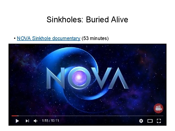 Sinkholes: Buried Alive • NOVA Sinkhole documentary (53 minutes) 