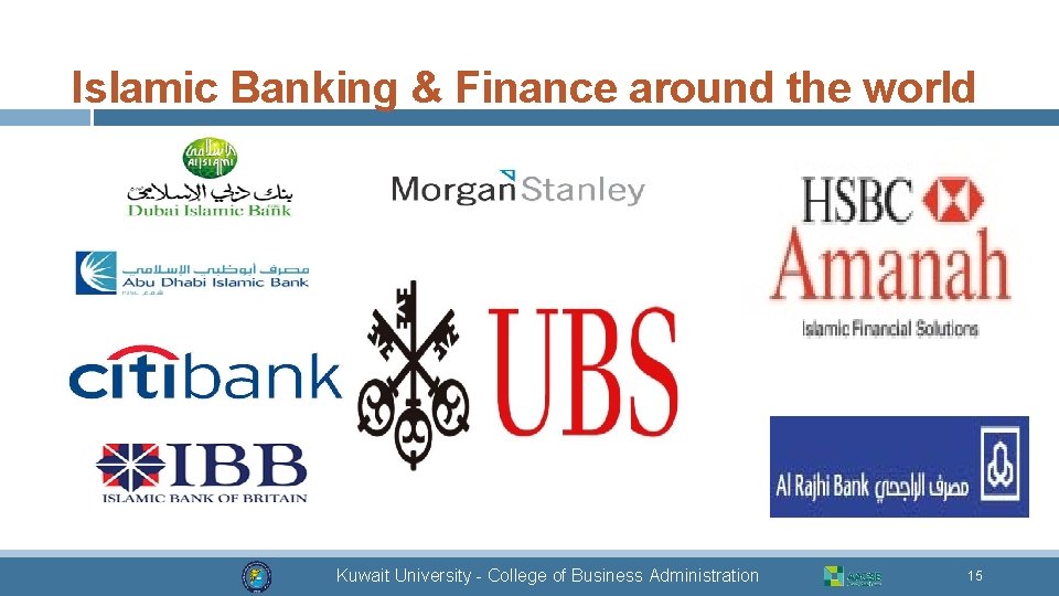 Islamic Banking & Finance around the world Kuwait University - College of Business Administration