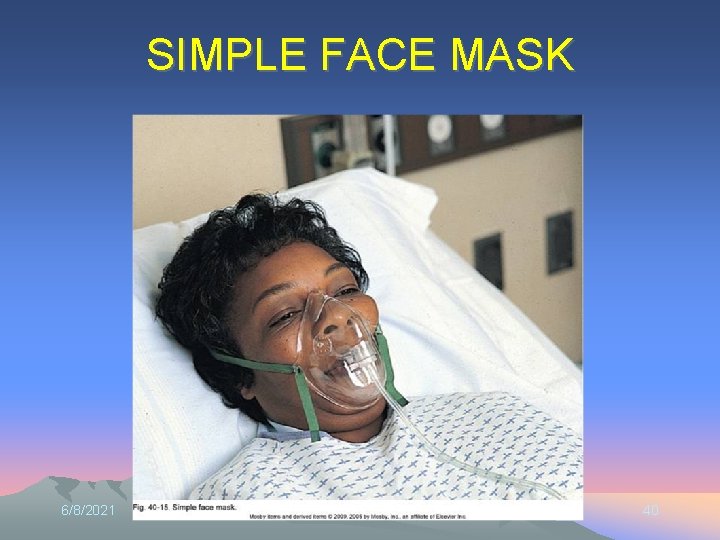 SIMPLE FACE MASK 6/8/2021 NRS 105. 320 S 2009 40 