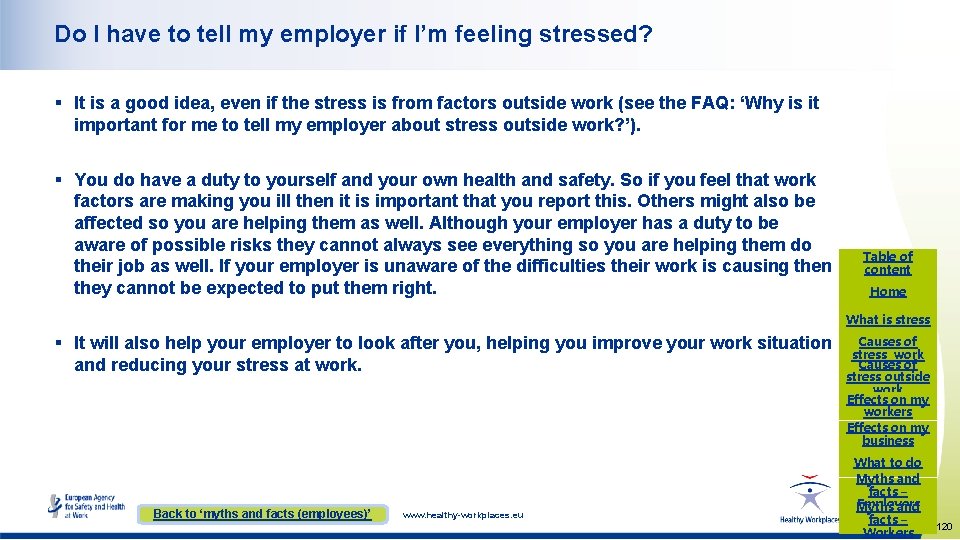 Do I have to tell my employer if I’m feeling stressed? § It is Do I have to tell my employer if I’m feeling stressed? § It is