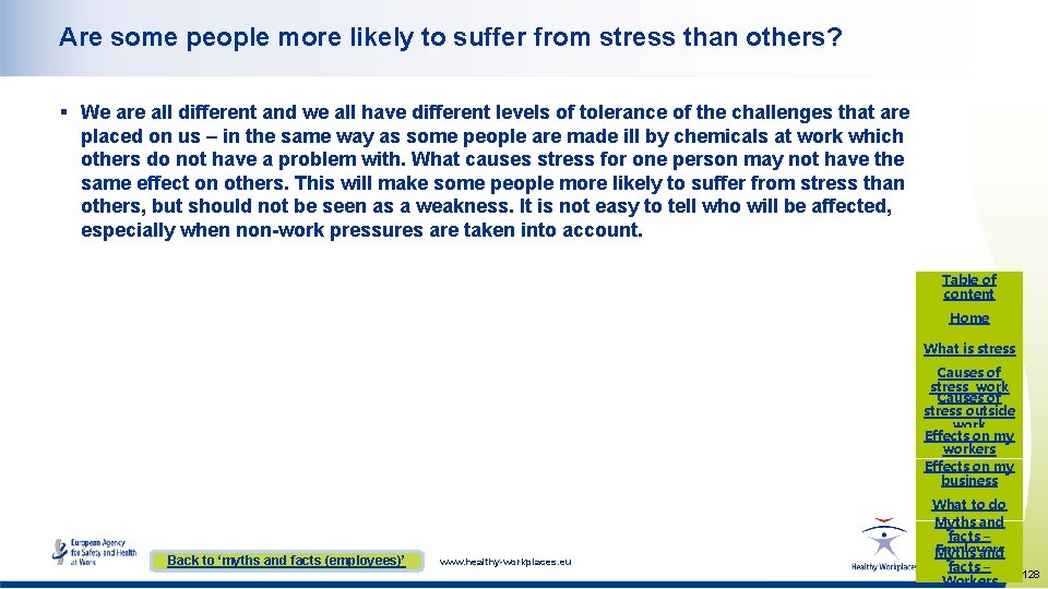 Are some people more likely to suffer from stress than others? § We are Are some people more likely to suffer from stress than others? § We are