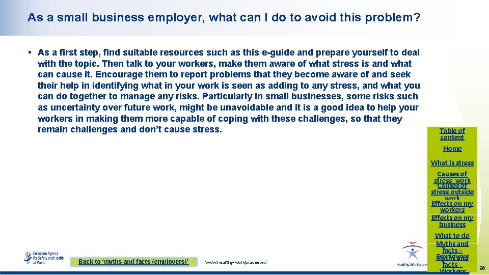 As a small business employer, what can I do to avoid this problem? § As a small business employer, what can I do to avoid this problem? §