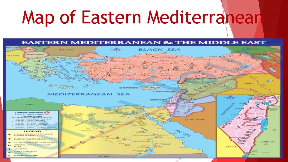 Map of Eastern Mediterranean 