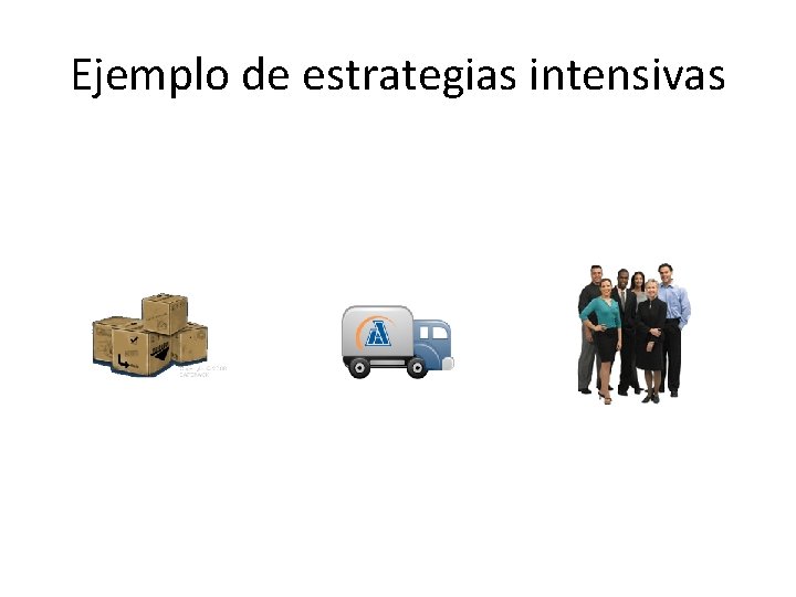 Ejemplo de estrategias intensivas 