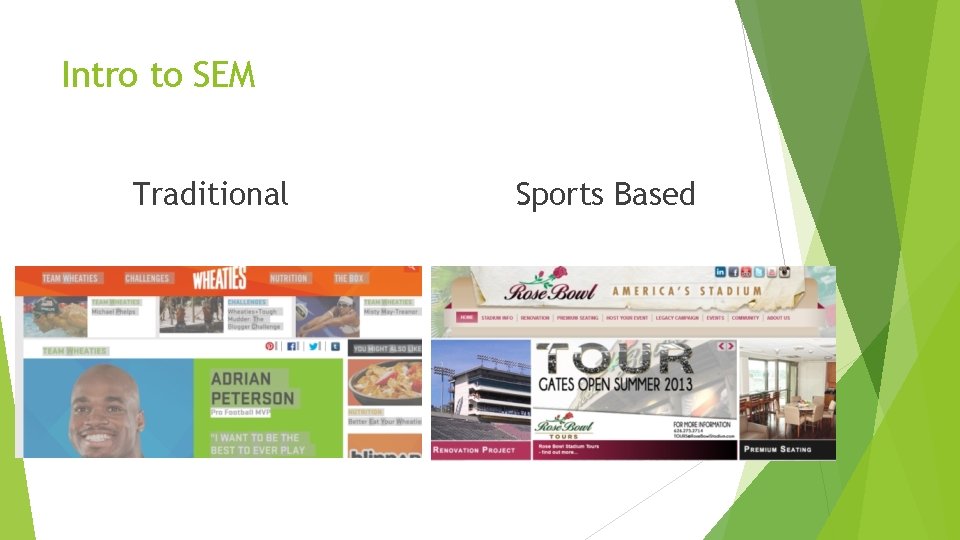 Intro to SEM Traditional Sports Based 