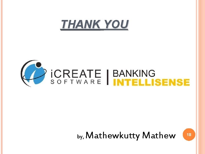 THANK YOU by, Mathewkutty Mathew 18 