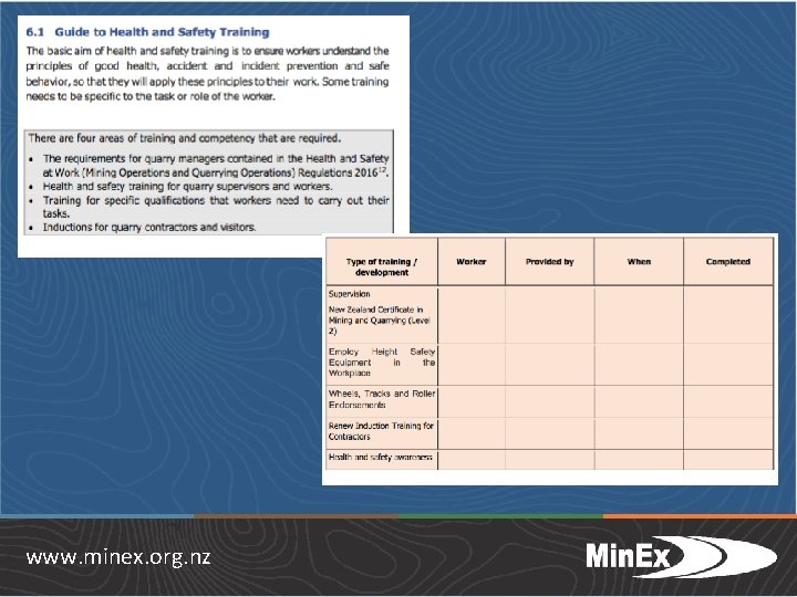 www. minex. org. nz 