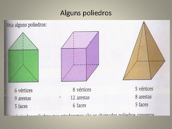 Alguns poliedros 