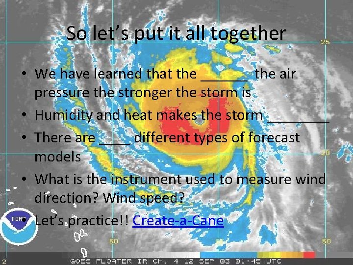 So let’s put it all together • We have learned that the ______ the