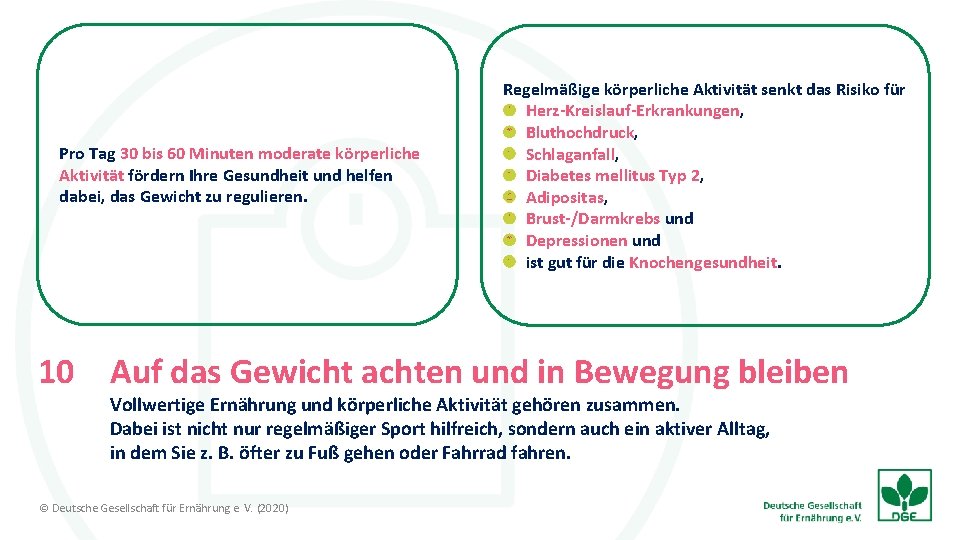 Pro Tag 30 bis 60 Minuten moderate körperliche Aktivität fördern Ihre Gesundheit und helfen