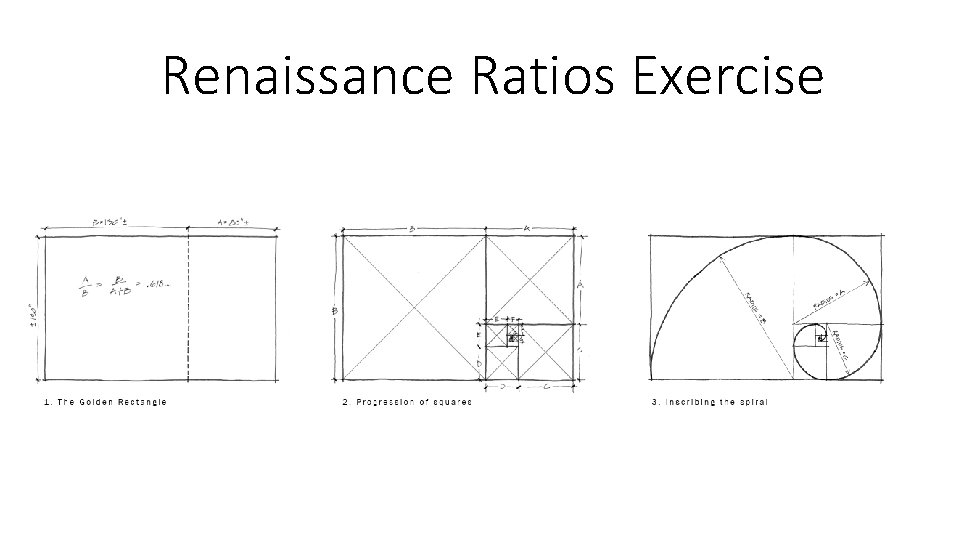 Renaissance Ratios Exercise 