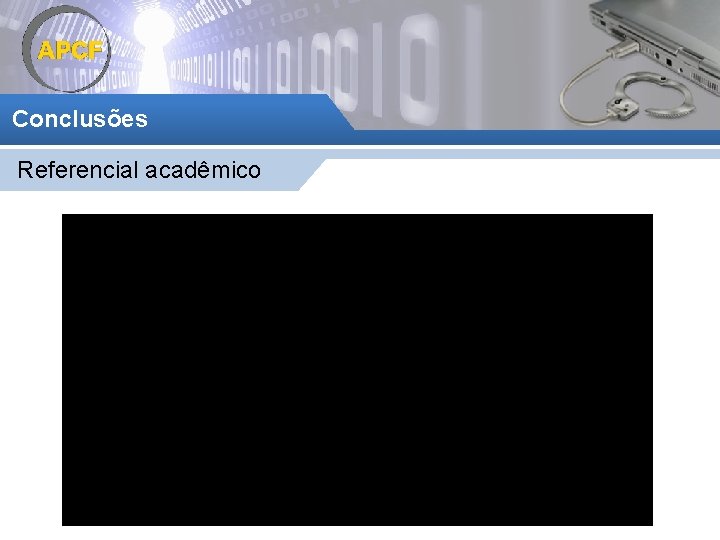 Conclusões Referencial acadêmico 