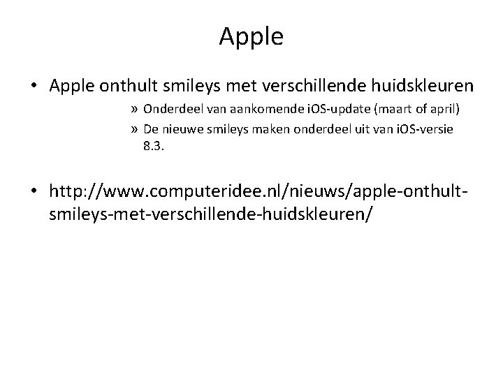 Apple • Apple onthult smileys met verschillende huidskleuren » Onderdeel van aankomende i. OS-update