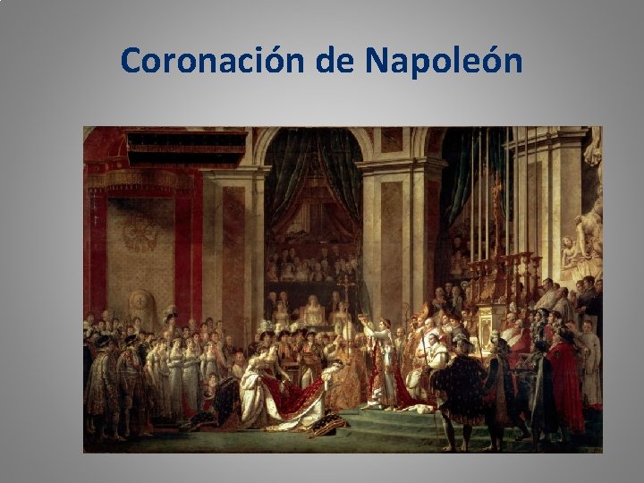 Coronación de Napoleón 