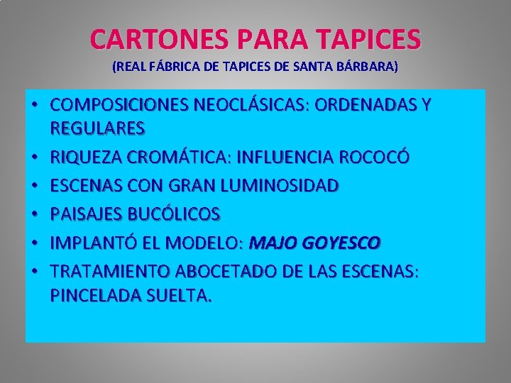 CARTONES PARA TAPICES (REAL FÁBRICA DE TAPICES DE SANTA BÁRBARA) • COMPOSICIONES NEOCLÁSICAS: ORDENADAS