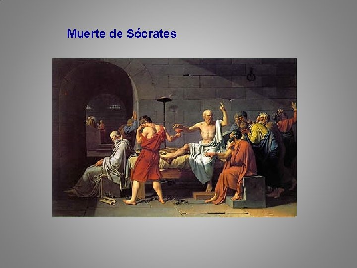 Muerte de Sócrates 