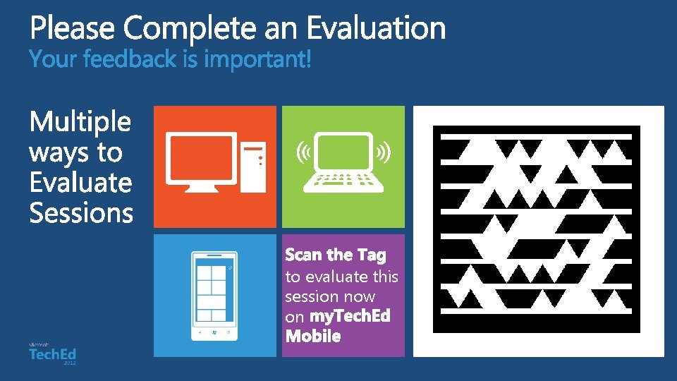 to evaluate this session now on 