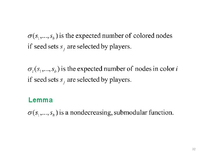Lemma 32 