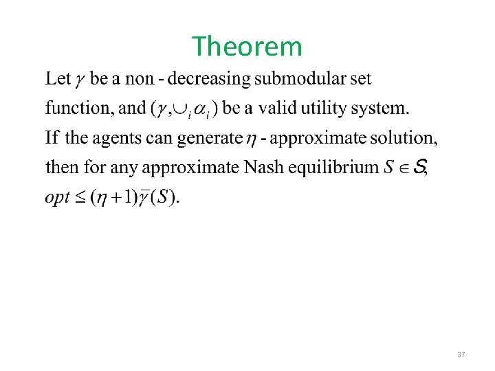 Theorem 37 