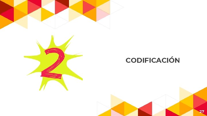 CODIFICACIÓN 27 