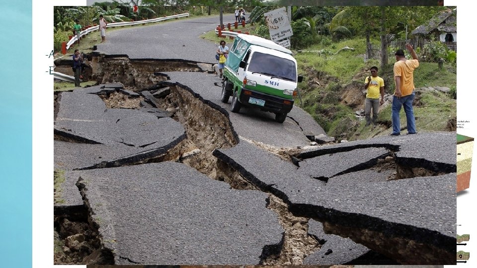 Earthquakes -An earthquake is a violent movement of the rocks in the Earth's crust.