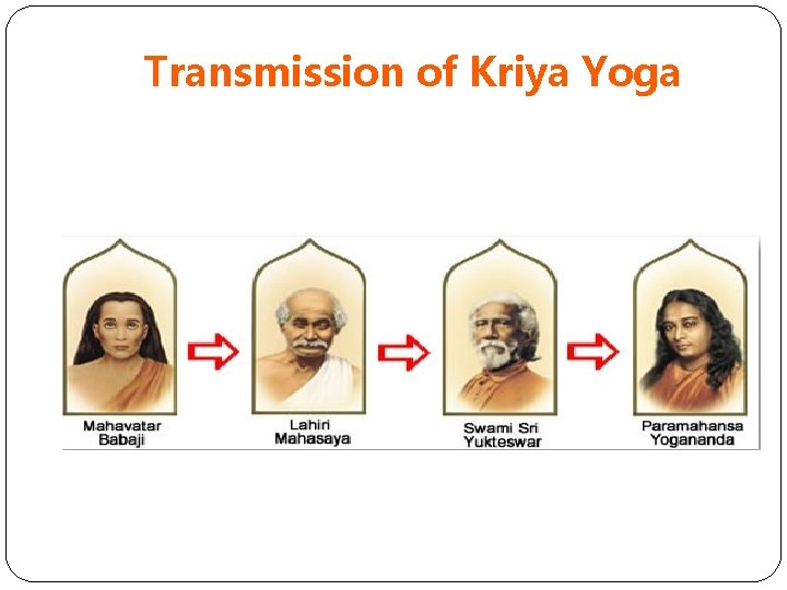Transmission of Kriya Yoga 