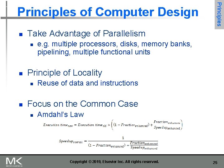 n Take Advantage of Parallelism n n e. g. multiple processors, disks, memory banks,
