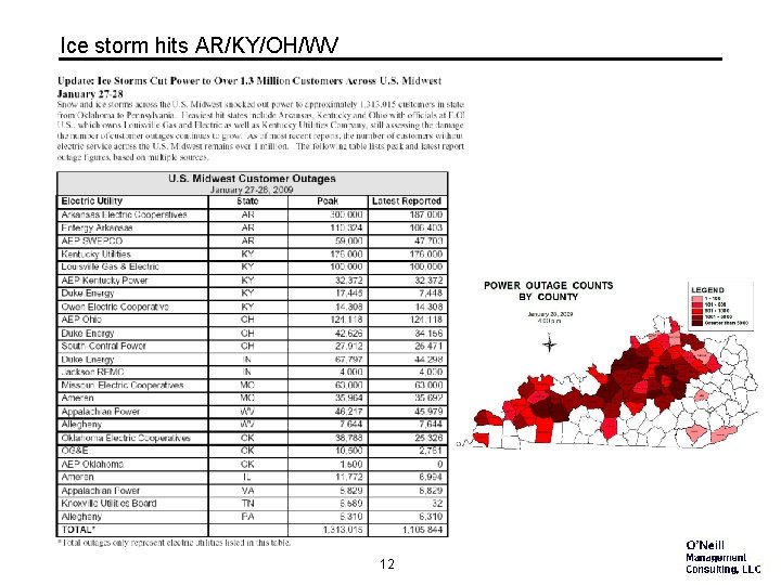 Ice storm hits AR/KY/OH/WV 12 