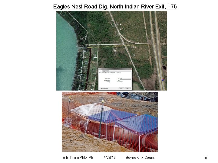 Eagles Nest Road Dig, North Indian River Exit, I-75 E E Timm Ph. D,