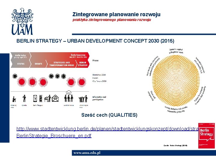 Zintegrowane planowanie rozwoju praktyka zintegrowanego planowania rozwoju BERLIN STRATEGY – URBAN DEVELOPMENT CONCEPT 2030