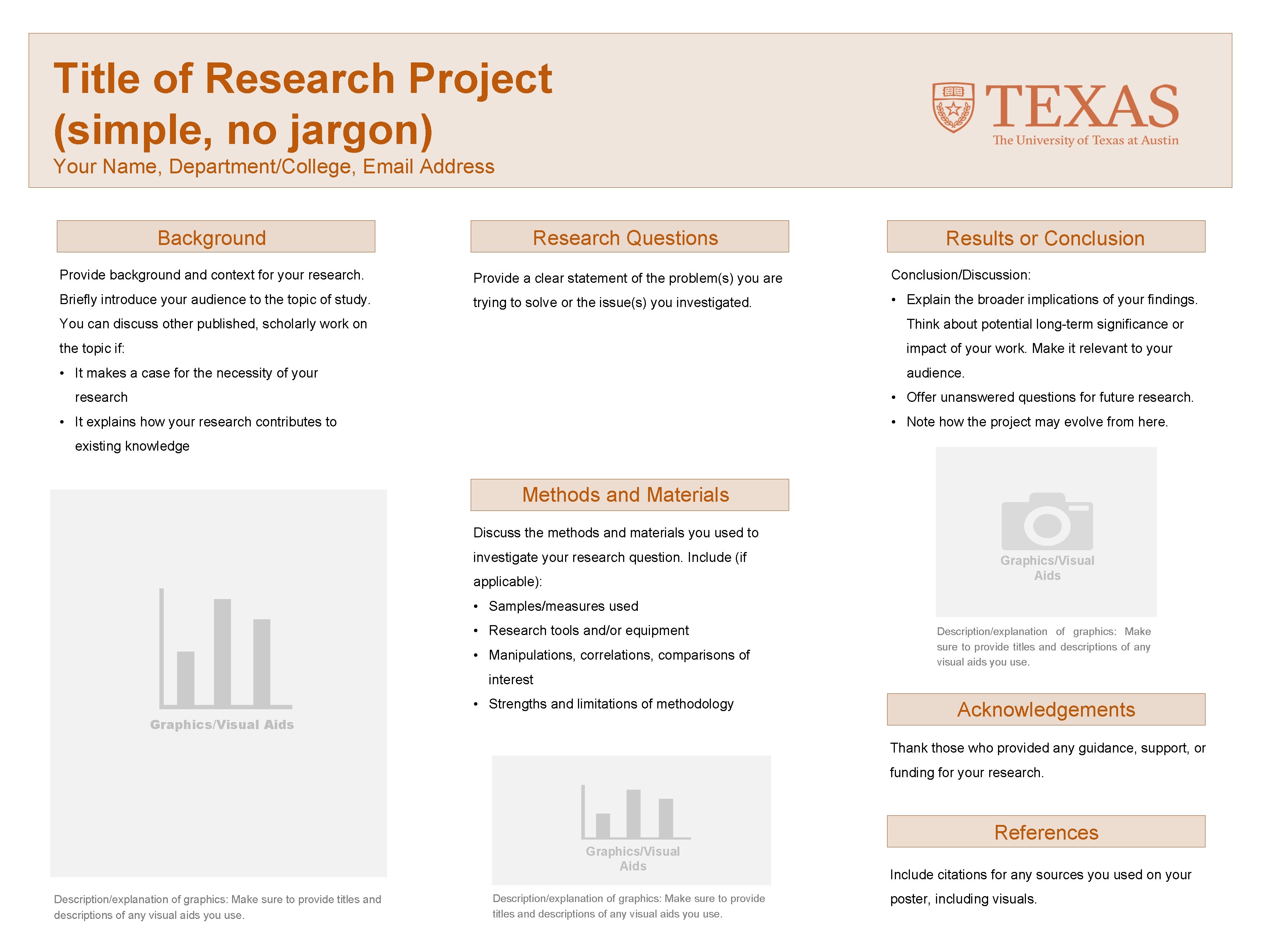 Title of Research Project (simple, no jargon) Your Name, Department/College, Email Address Background Research